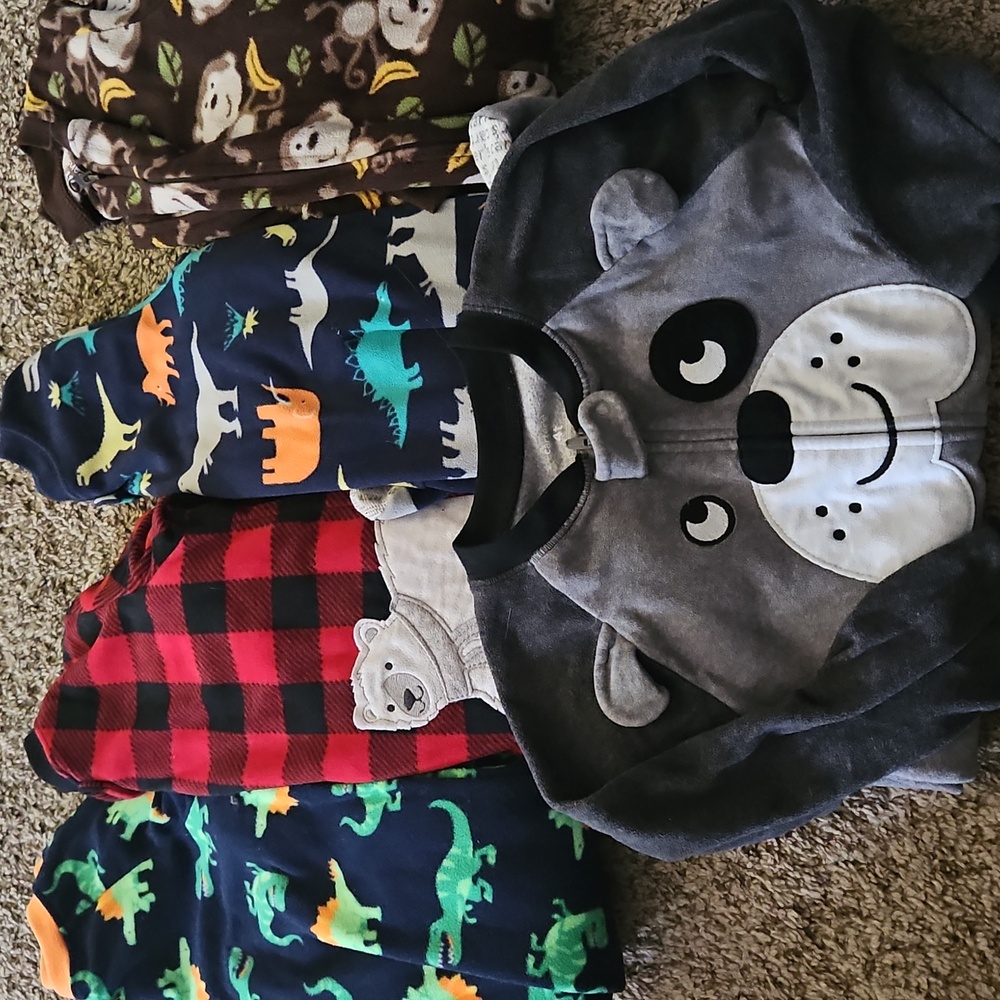 Toddler Footed Pajama Sets